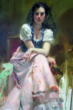 Mujer Painting - Pino Daeni Dreaming Madrid bella mujer dama